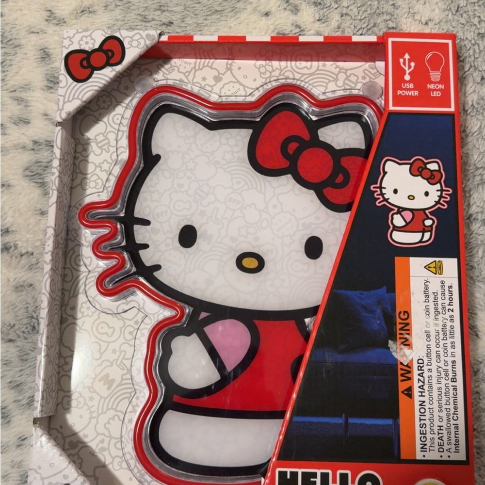 Hello Kitty Red Neon LED Sign - Picture 2 of 2